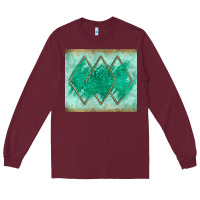 Burgundy green glitter Long Sleeve Tee - JahusDesignShop