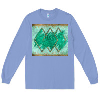 Colony Blue green glitter Long Sleeve Tee - JahusDesignShop