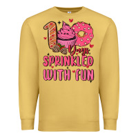 Antique Gold 100 days sprinkled with fun Premium Sweatshirt - MaliasSmallBusiness