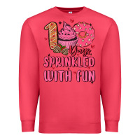 Cardinal 100 days sprinkled with fun Premium Sweatshirt - MaliasSmallBusiness