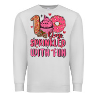 Dove Grey 100 days sprinkled with fun Premium Sweatshirt - MaliasSmallBusiness