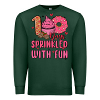 Sports Green 100 days sprinkled with fun Premium Sweatshirt - MaliasSmallBusiness