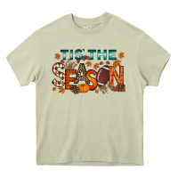 Mossy tis the season football Heavy Core Tee - RacoonDesign