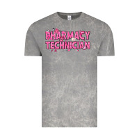 Cloud Rock Breast Cancer Pharmacy Technician Vintage Tee - texasbilliewilder