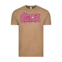 Breast Cancer Pharmacy Technician Vintage Tee | Teevron