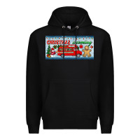 Black christmas is coming license plate Premium Hoodie - BundleAndBundleShop