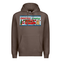 Coffee christmas is coming license plate Premium Hoodie - BundleAndBundleShop