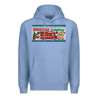 Colony Blue christmas is coming license plate Premium Hoodie - BundleAndBundleShop