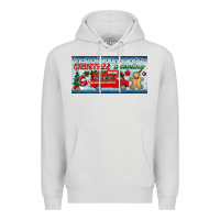 Dove Grey christmas is coming license plate Premium Hoodie - BundleAndBundleShop