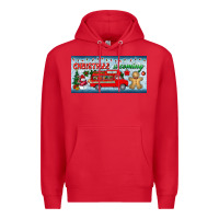Red christmas is coming license plate Premium Hoodie - BundleAndBundleShop
