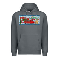 Rock christmas is coming license plate Premium Hoodie - BundleAndBundleShop