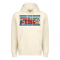 Sandshell christmas is coming license plate Premium Hoodie - BundleAndBundleShop