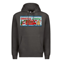 Smoke christmas is coming license plate Premium Hoodie - BundleAndBundleShop