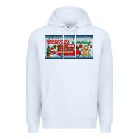 White christmas is coming license plate Premium Hoodie - BundleAndBundleShop
