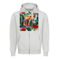 Dove Grey flamenco dancer seamless pattern Zipper Hoodie - BundleAndBundleShop