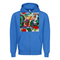 True Royal flamenco dancer seamless pattern Zipper Hoodie - BundleAndBundleShop