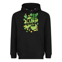 St. Patrick's Day Shamrock Heavyweight Hoodie | Teevron