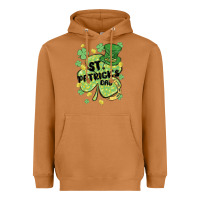 Meerkat st. patrick's day shamrock Heavyweight Hoodie - MaliasSmallBusiness