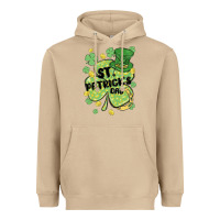 Mushroom st. patrick's day shamrock Heavyweight Hoodie - MaliasSmallBusiness