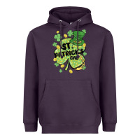 Plum st. patrick's day shamrock Heavyweight Hoodie - MaliasSmallBusiness