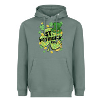 Sage st. patrick's day shamrock Heavyweight Hoodie - MaliasSmallBusiness