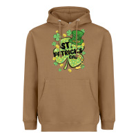 Toasted Coconut st. patrick's day shamrock Heavyweight Hoodie - MaliasSmallBusiness