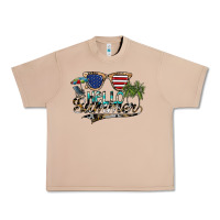 Burro hello summer Urban Heavy Tee - SublimationCraftShop