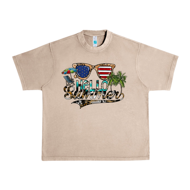 Hello Summer Urban Heavy Tee by SublimationCraftShop | Teevron