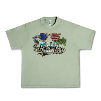 Oil Green hello summer Urban Heavy Tee - SublimationCraftShop
