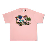Salmon hello summer Urban Heavy Tee - SublimationCraftShop