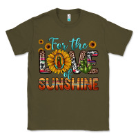 Army Green for the love of sunshine sunflower our lady of guadalupe Classic Tee - JahusDesignShop