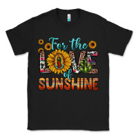 Black for the love of sunshine sunflower our lady of guadalupe Classic Tee - JahusDesignShop