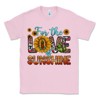 Bubblegum Pink for the love of sunshine sunflower our lady of guadalupe Classic Tee - JahusDesignShop