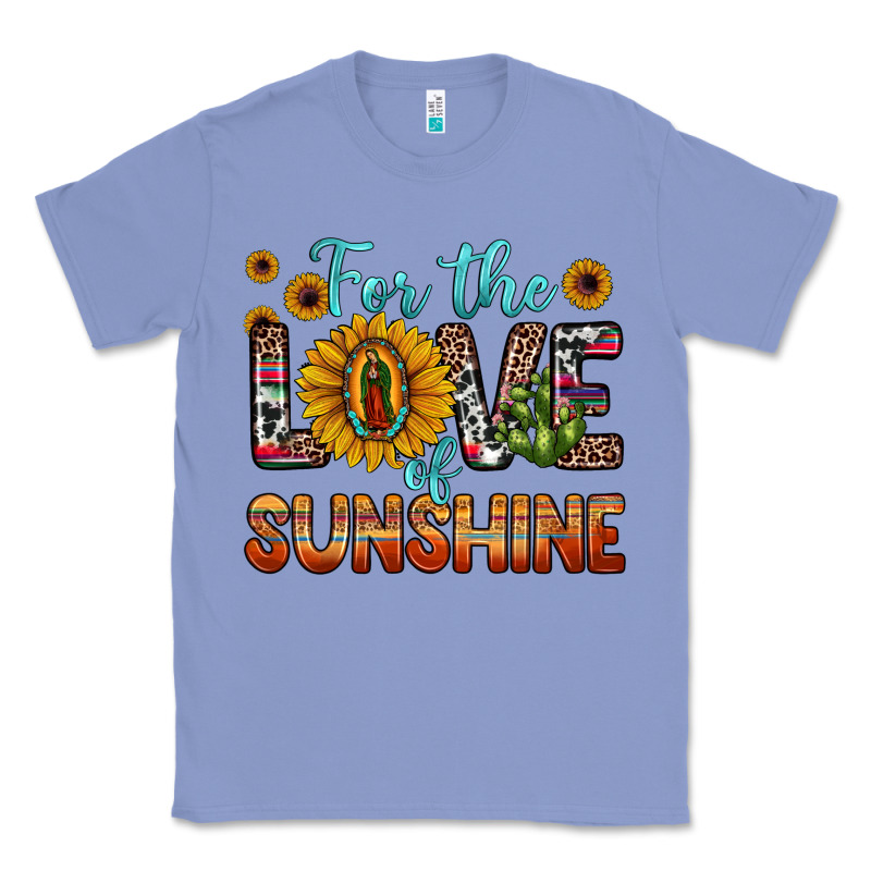 For The Love Of Sunshine Sunflower Our Lady Of Guadalupe Classic Tee by JahusDesignShop | Teevron