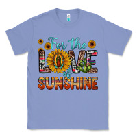 Colony Blue for the love of sunshine sunflower our lady of guadalupe Classic Tee - JahusDesignShop