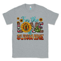 Heather Grey for the love of sunshine sunflower our lady of guadalupe Classic Tee - JahusDesignShop