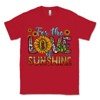 Red for the love of sunshine sunflower our lady of guadalupe Classic Tee - JahusDesignShop