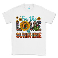 White for the love of sunshine sunflower our lady of guadalupe Classic Tee - JahusDesignShop
