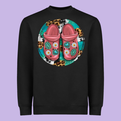 Western Crocin Heavyweight Sweatshirt Designed By Texasbilliewilder