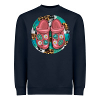 Navy western crocin Heavyweight Sweatshirt - texasbilliewilder