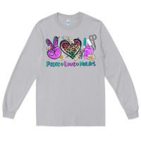 Moon Dust peace love nail art Long Sleeve Tee - AdoDesignShop