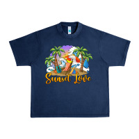 Navy sunset love Urban Heavy Tee - BarkalooDesign
