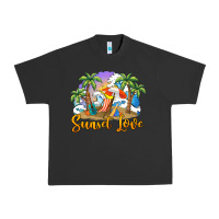 Pigment Black sunset love Urban Heavy Tee - BarkalooDesign
