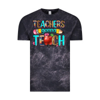 Cloud Black teachers gonna teach Vintage Tee - Zillion Design Studio