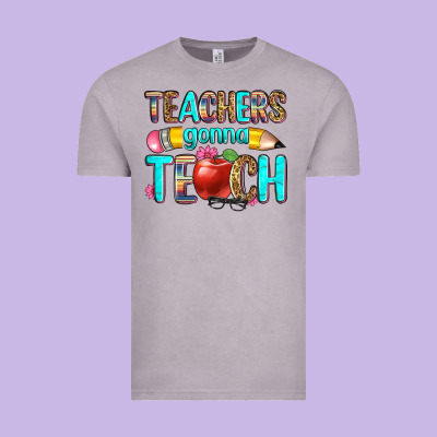 Teachers Gonna Teach Vintage Tee Designed By Zillion Design Studio