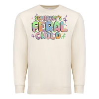 Sandshell somebody's feral child Premium Sweatshirt - MaliasSmallBusiness