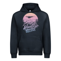 Navy The Adventure Begins Urban Hoodie - Bettercallsaul