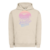 Pigment French Oak The Adventure Begins Urban Hoodie - Bettercallsaul