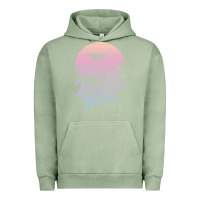 Pigment Oil Green The Adventure Begins Urban Hoodie - Bettercallsaul