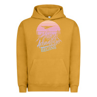 Pigment Peanut Butter The Adventure Begins Urban Hoodie - Bettercallsaul